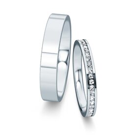 Eheringe Infinity mit Diamanten 0,29ct