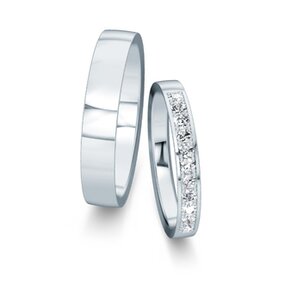 Eheringe Desire mit Diamant-Pavé 0,22ct