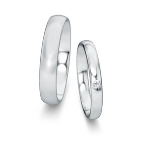 Eheringe Classic/Eternal mit Diamant 0,03ct