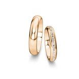 Eheringe Delight/Heaven mit Diamant-Pavé 0,175ct