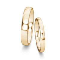 Eheringe Modern/Romance in 18K Gelbgold