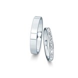 Eheringe Infinity mit Diamant-Pavé 0,46ct