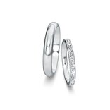 Eheringe Delight/Heaven mit Diamant-Pavé 0,46ct