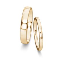 Eheringe Modern/Romance in 18K Gelbgold