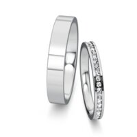 Eheringe Infinity mit Diamanten 0,29ct