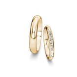 Eheringe Delight/Heaven mit Diamant-Pavé 0,24ct