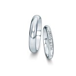 Eheringe Delight/Heaven mit Diamant-Pavé 0,24ct