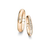 Eheringe Delight/Heaven mit Diamant-Pavé 0,24ct