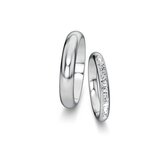 Eheringe Delight/Heaven mit Diamant-Pavé 0,24ct