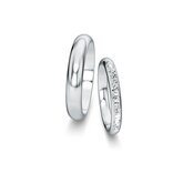 Eheringe Delight/Heaven mit Diamant-Pavé 0,24ct