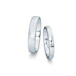 Eheringe Modern/Romance mit Diamant 0,03ct