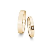 Eheringe Infinity mit Diamant 0,03ct