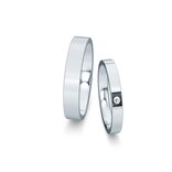 Eheringe Infinity mit Diamant 0,03ct