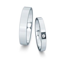 Eheringe Infinity mit Diamant 0,03ct