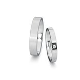 Eheringe Infinity mit Diamant 0,03ct