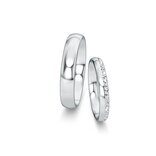 Eheringe Classic/Eternal mit Diamant-Pavé 0,16ct
