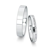 Eheringe Infinity mit Diamant-Pavé 0,165ct