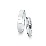 Eheringe Infinity mit Diamant-Pavé 0,165ct