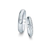 Eheringe Delight/Heaven mit Diamant-Pavé 0,17ct