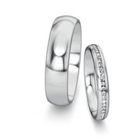 Eheringe Classic/Eternal mit Diamanten 0,13ct