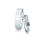 Eheringe Infinity mit Diamanten 0,13ct