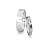 Eheringe Infinity mit Diamanten 0,13ct