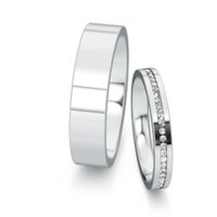 Eheringe Infinity mit Diamanten 0,13ct