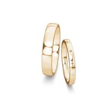 Eheringe Modern/Romance mit Diamant 0,06ct
