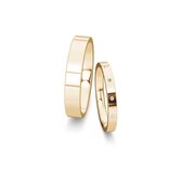 Eheringe Infinity mit Diamant 0,06ct