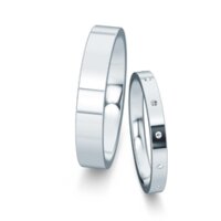 Eheringe Infinity mit Diamant 0,06ct