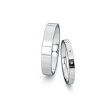 Eheringe Infinity mit Diamant 0,06ct