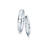 Eheringe Modern/Romance in 14K Weißgold