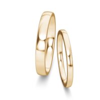 Eheringe Modern/Romance in 14K Gelbgold