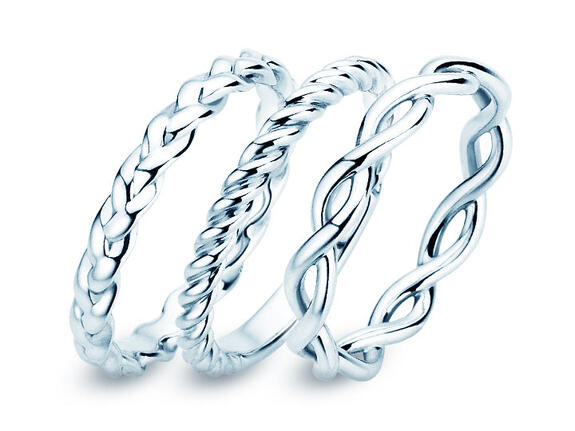 Ringe ohne Stein für Frauen