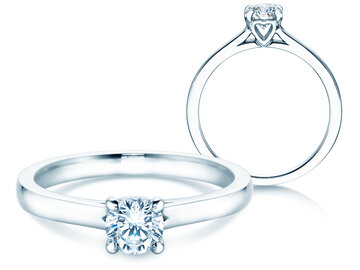 Verlobungsring Romance in Platin