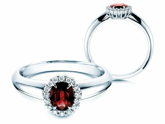 Verlobungsringe mit Rubin und Diamanten kaufen