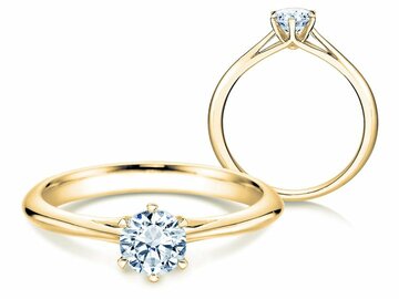 Verlobungsring Heaven 6 in Gelbgold
