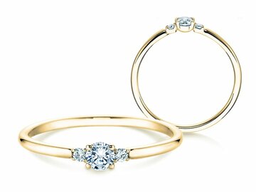 Verlobungsring Glory Petite in Gelbgold