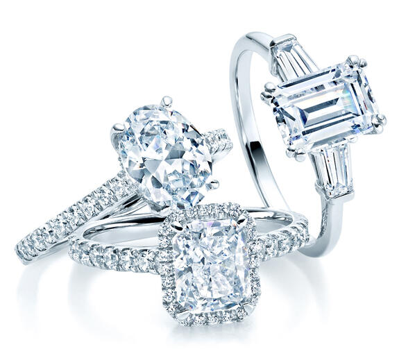 Verlobungsringe Weißgold Diamant kaufen