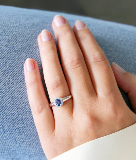 Saphirring Windsor zum kleinen Preis