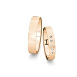 Eheringe Desire mit Diamant 0,1ct