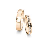 Eheringe Infinity mit Diamanten 0,48ct