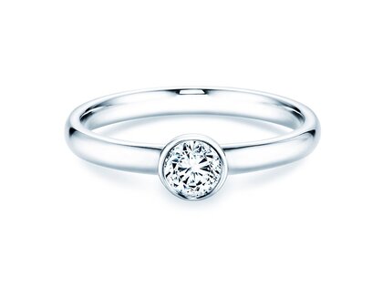 Verlobungsring Eternal in 14K Weißgold mit Diamant 0,30ct H/SI