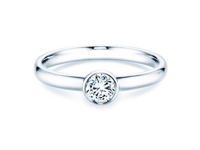 Verlobungsring Eternal in 14K Weißgold mit Diamant 0,30ct H/SI