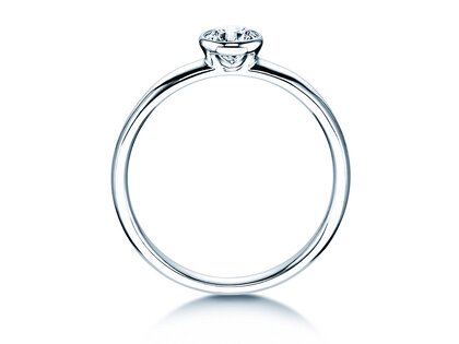 Verlobungsring Eternal in 14K Weißgold mit Diamant 0,30ct H/SI