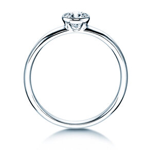 Verlobungsring Eternal in 14K Weißgold mit Diamant 0,30ct H/SI