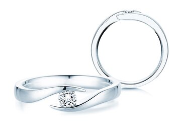Verlobungsring Twist Labordiamant