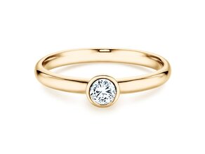 Verlobungsring Eternal in 9K Gelbgold mit Diamant 0,25ct H/SI