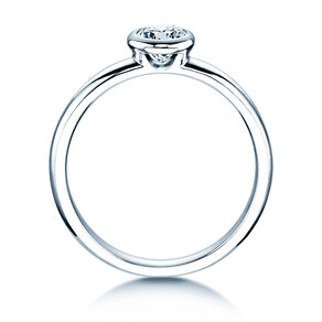 Verlobungsring Eternal in 9K Weißgold mit Diamant 0,40ct D/IF