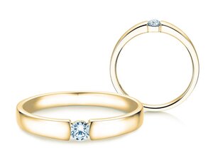 Verlobungsring Infinity Petite in Gelbgold